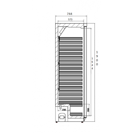 Armoire de réfrigération et congélation 360 L