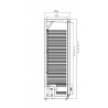 Armoire de réfrigération et congélation 360 L